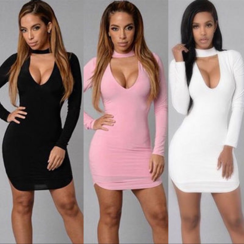 eBay fast selling bursting V collar cocktail dress